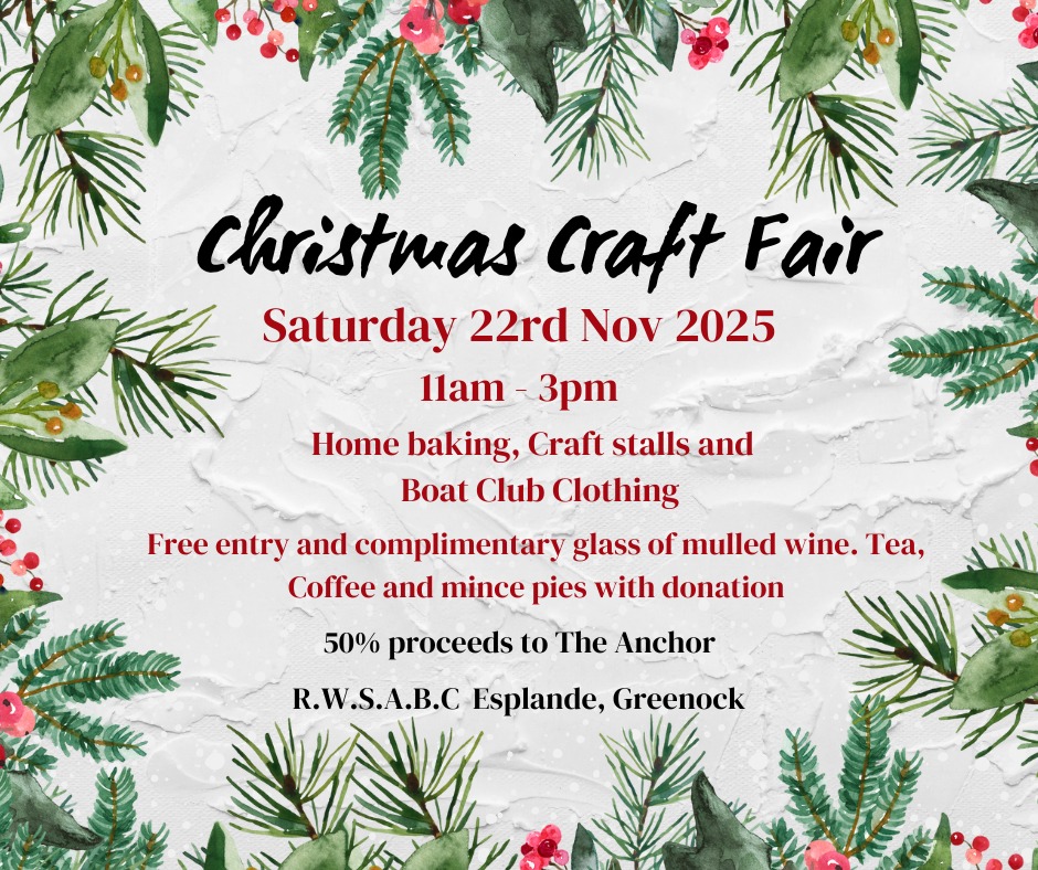 Flyer for Christams Craft Fair 22 Nov 2025 11am to 3pm