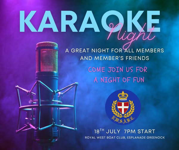 Karaoke Poster for 18 July 2026